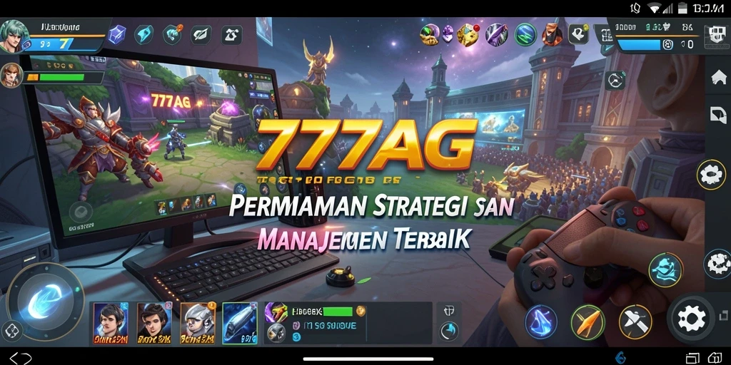 Screenshot utama 777AG menampilkan gameplay strategi dan manajemen yang seru.