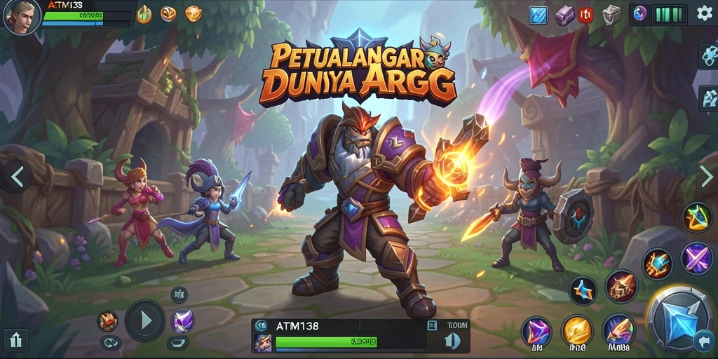 Tangkapan layar menunjukkan aksi mendebarkan dalam <strong>ATM138</strong> ARPG.