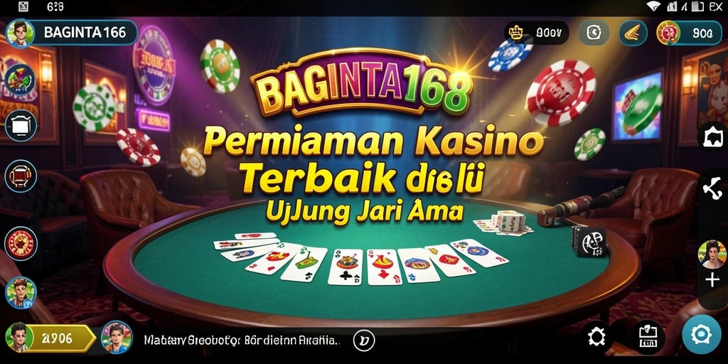 Tampilan gameplay mendebarkan dari BAGINTA168 yang menyajikan permainan Kasino.