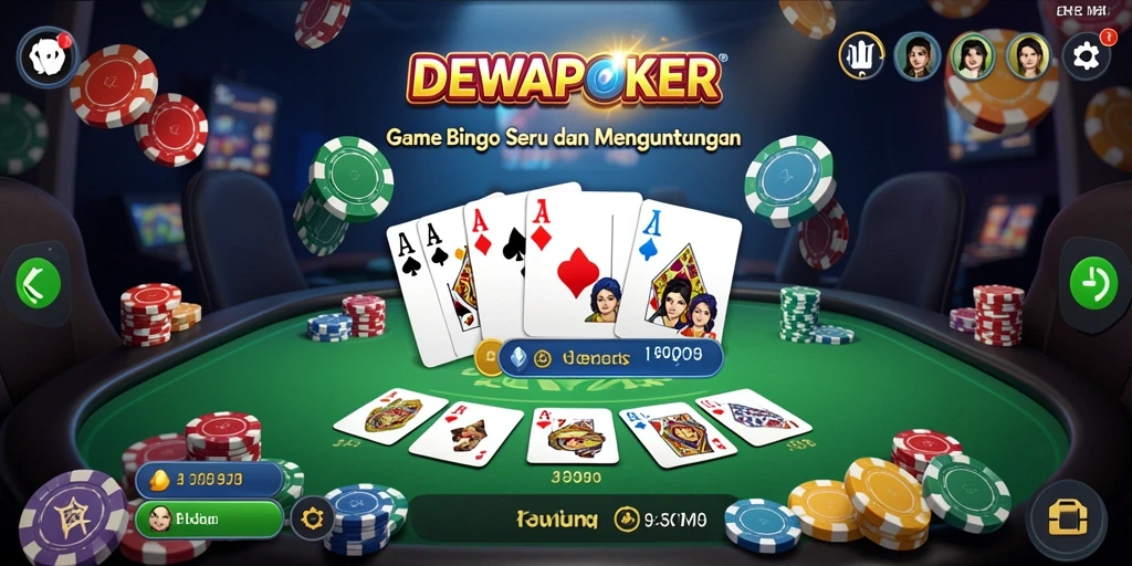 Gameplay seru DEWAPOKER dalam aksi Bingo.