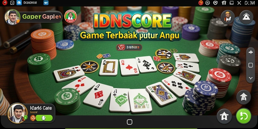 Tampilan gameplay IDNSCORE yang seru dan menegangkan.