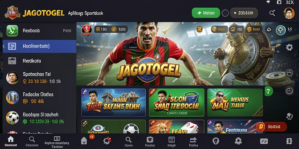 Screenshot JAGOTOGEL menampilkan fitur taruhan olahraga yang menarik.