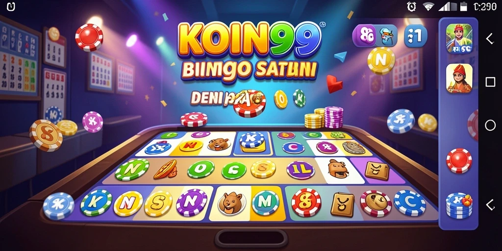 Tampilan gameplay seru di KOIN99 yang penuh kegembiraan.