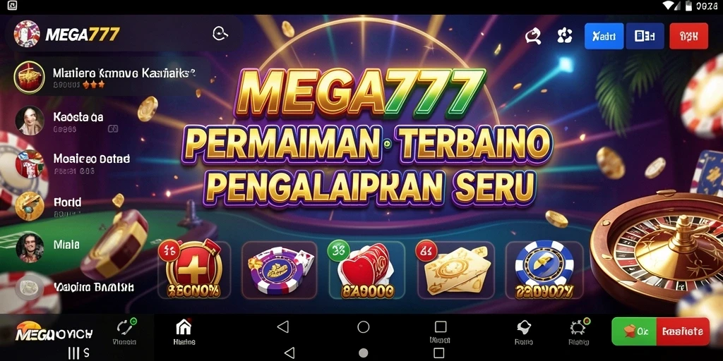 Gameplay seru dan menarik di MEGA777 yang memikat pemain kasino.