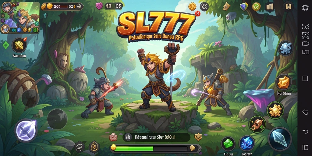 Tampilan gameplay menarik dari SL777 dengan aksi RPG seru.