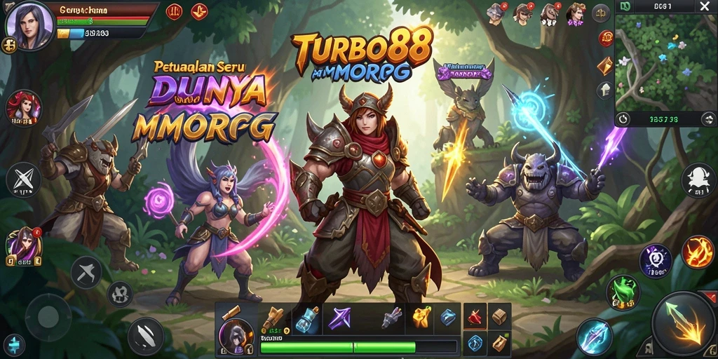 Gameplay seru TURBO88 yang memikat pemain dalam dunia MMORPG.