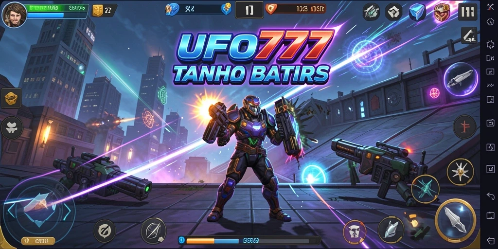 Gameplay seru UFO777 dengan pertarungan intens.