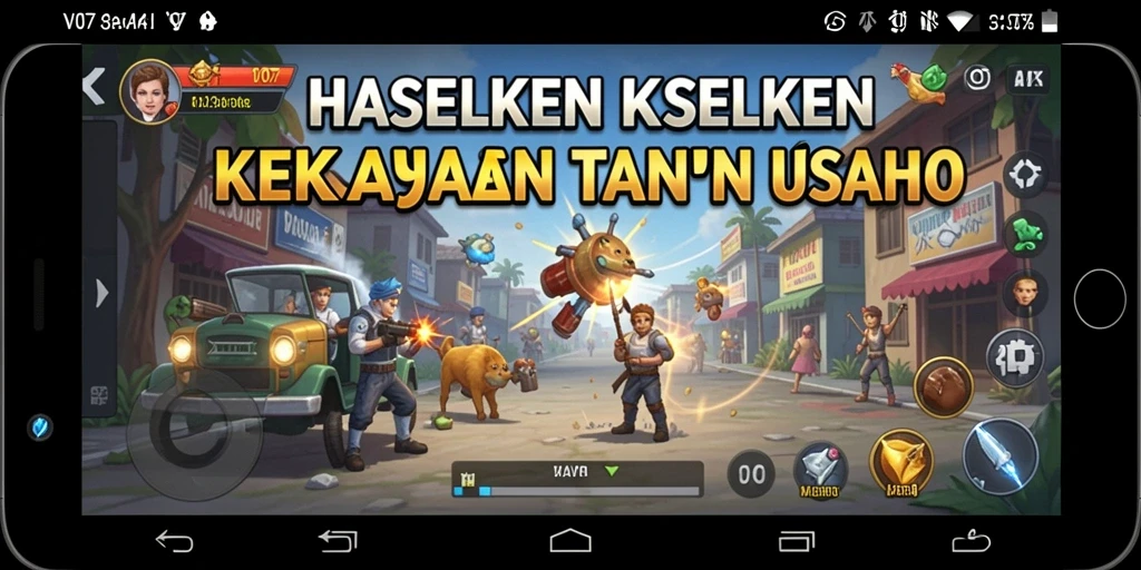 Tampilan gameplay menarik dari V07 dengan elemen Idle yang seru.